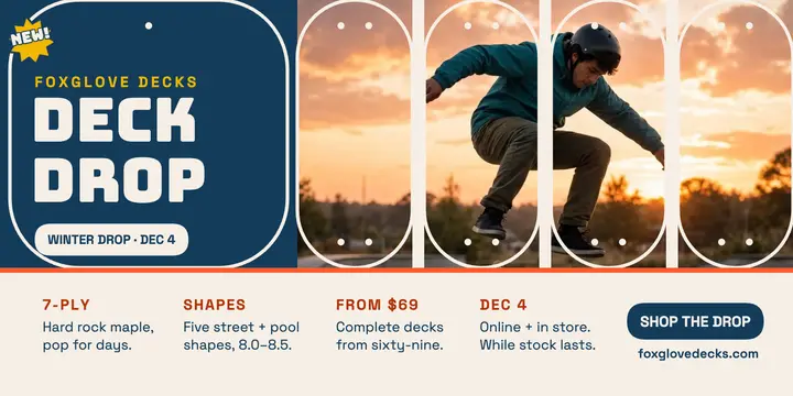 Foxglove Decks winter drop deck wall post template