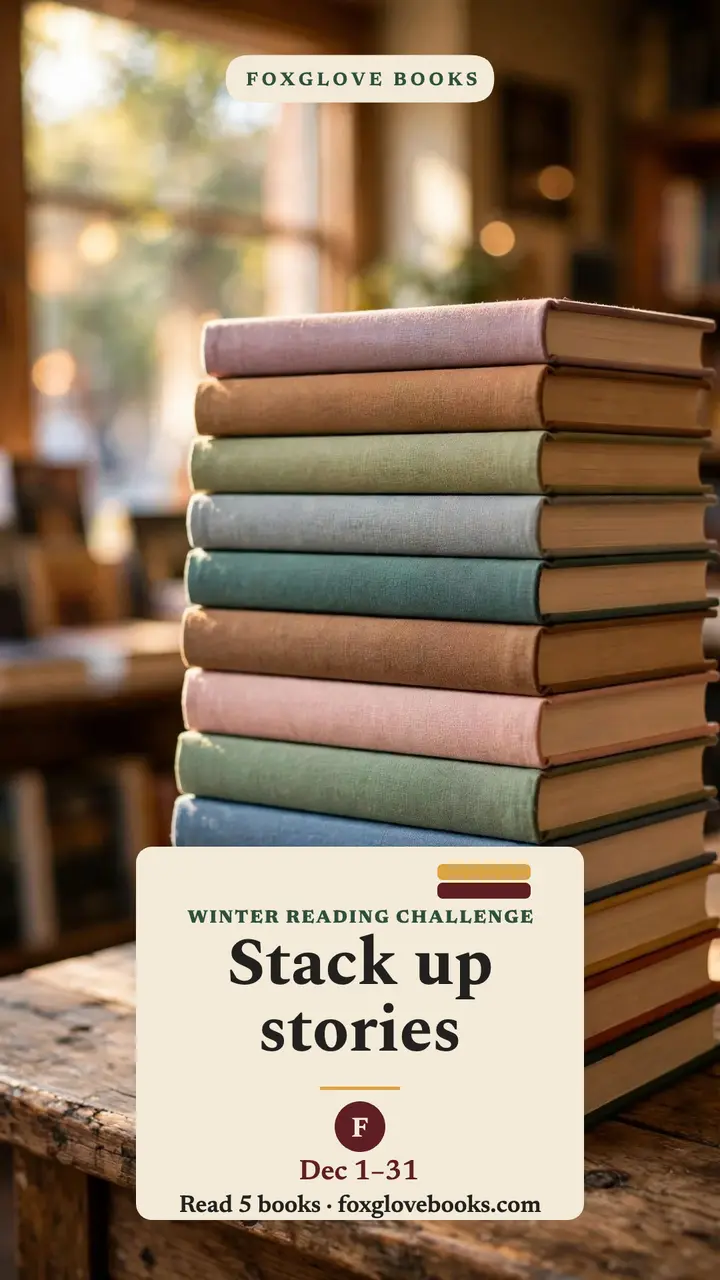 Foxglove Books winter reading challenge story template