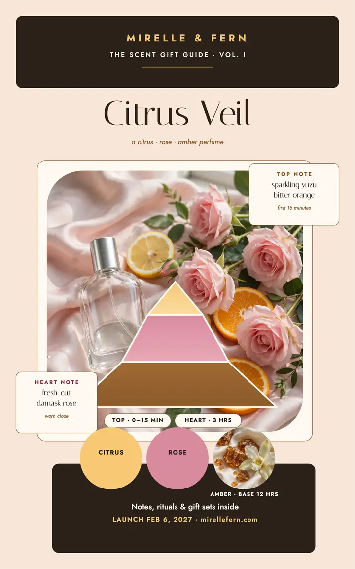 Citrus Veil perfume gift guide template