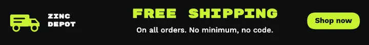 Black and lime free shipping leaderboard template