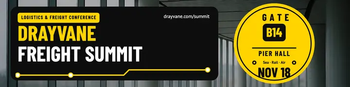 Drayvane Freight Summit gate badge banner template