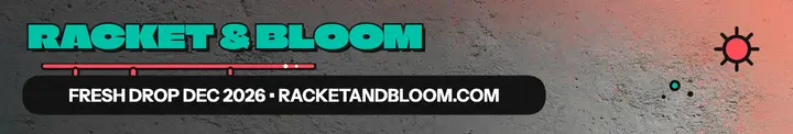 Racket and Bloom streetwear cover template