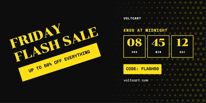 Friday flash sale X post template