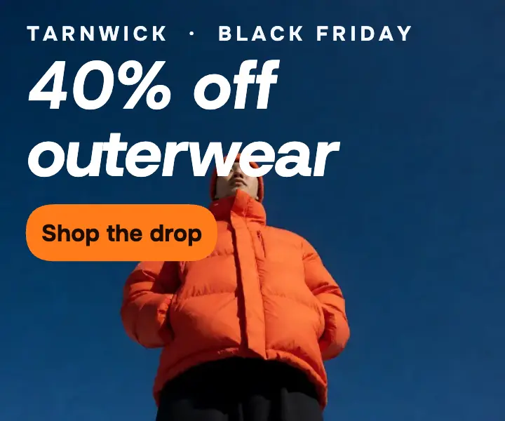 Tarnwick Black Friday outerwear ad template