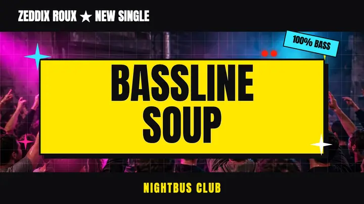 Bassline Soup fried club thumbnail template