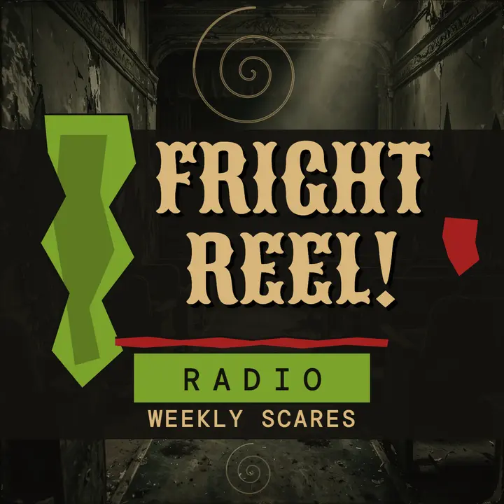 Fright Reel Radio horror podcast cover template