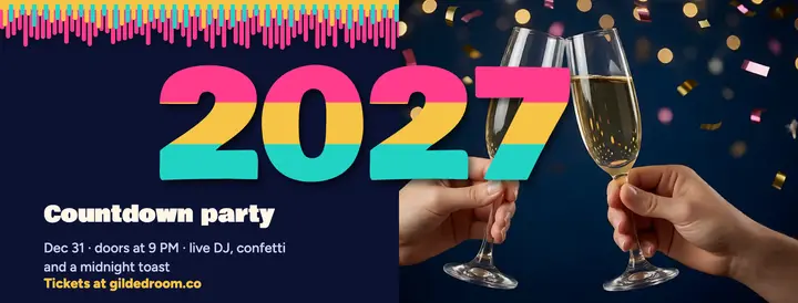 Fringe New Year's Eve cover template