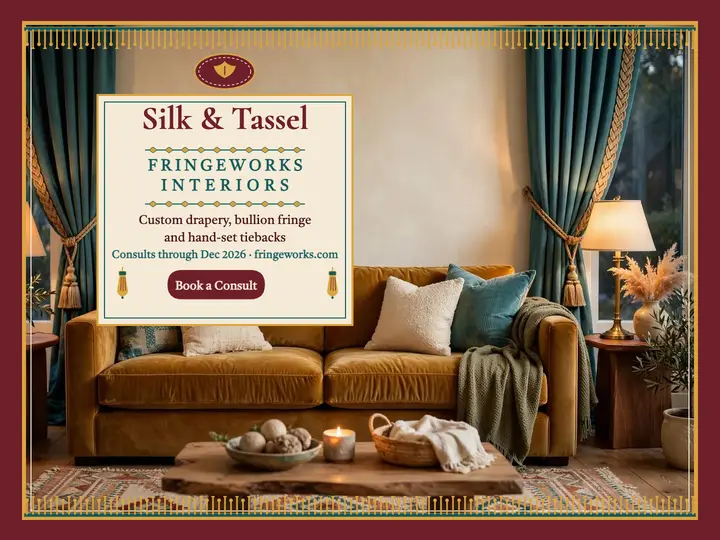 Fringeworks silk and tassel decorator slide template