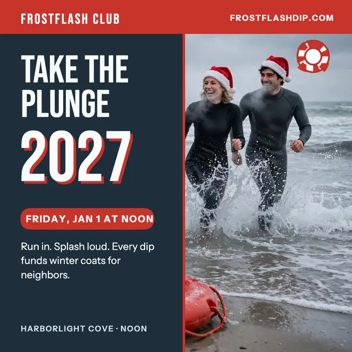 Frostflash Club New Year dip post template