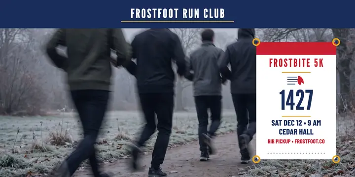 Frostfoot winter 5K bib x-post template