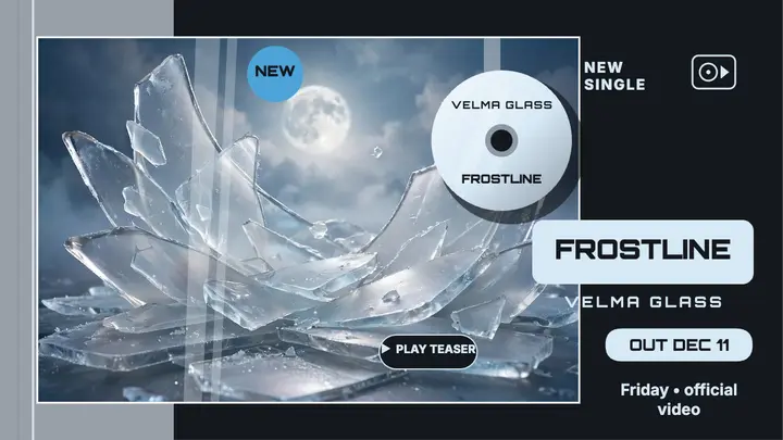 Frostline single drop thumbnail, jewel case template