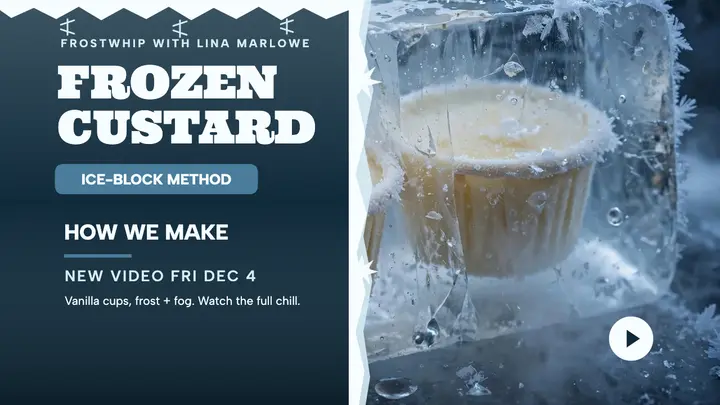 Frostwhip frozen custard tutorial thumbnail template