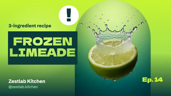Zestlab frozen limeade thumbnail template