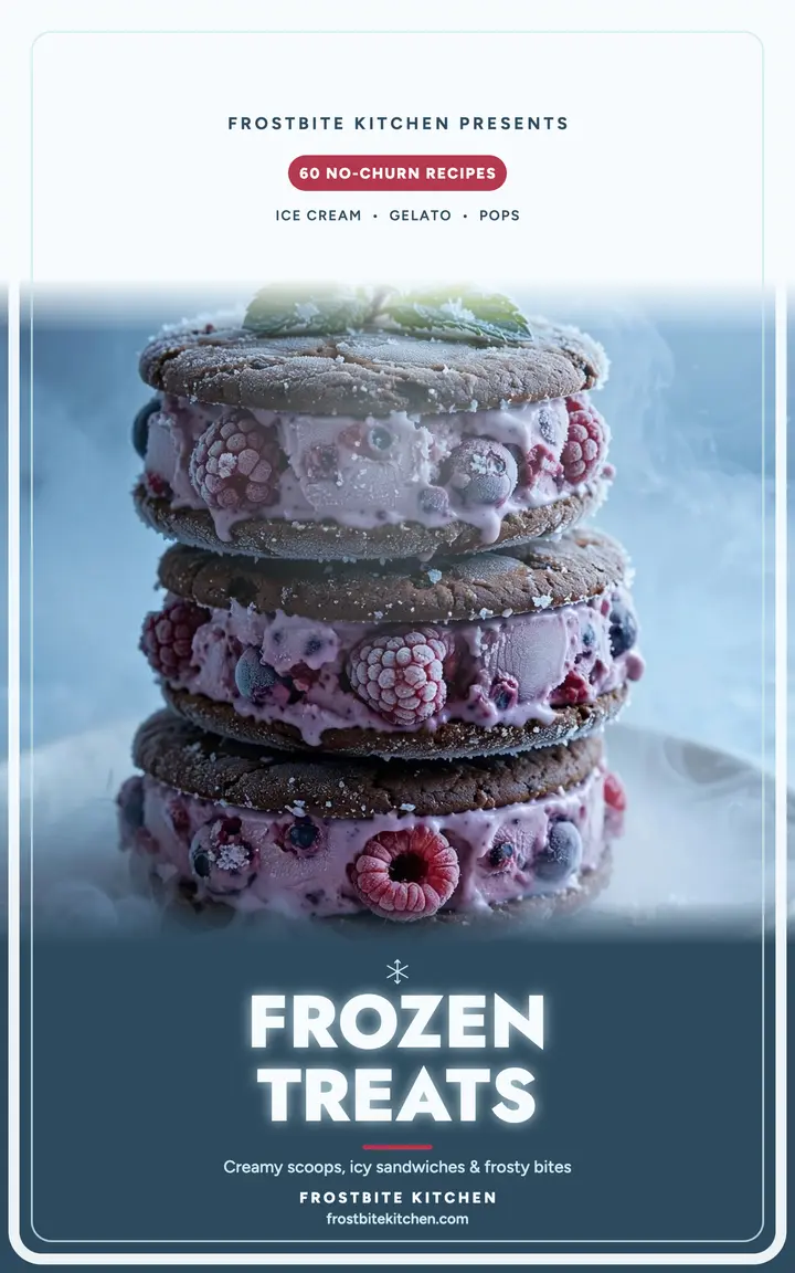 Frostbite Kitchen frozen treats ebook cover template