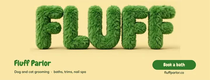 Fluff Parlor grooming cover template