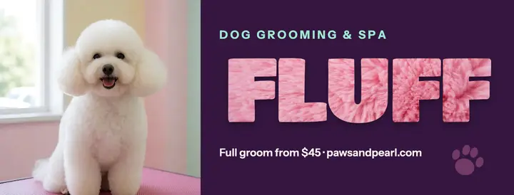 Paws & Pearl grooming fur cover template