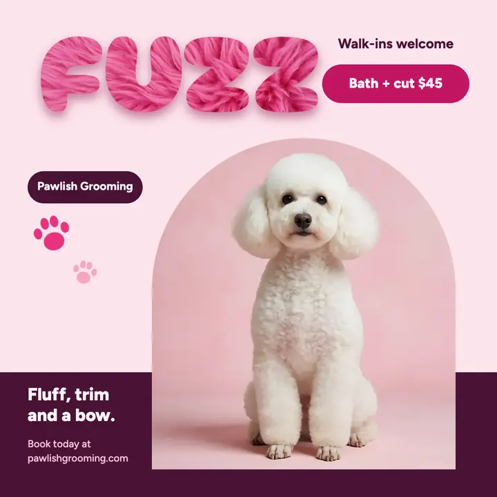 Pawlish fuzz groomer post template