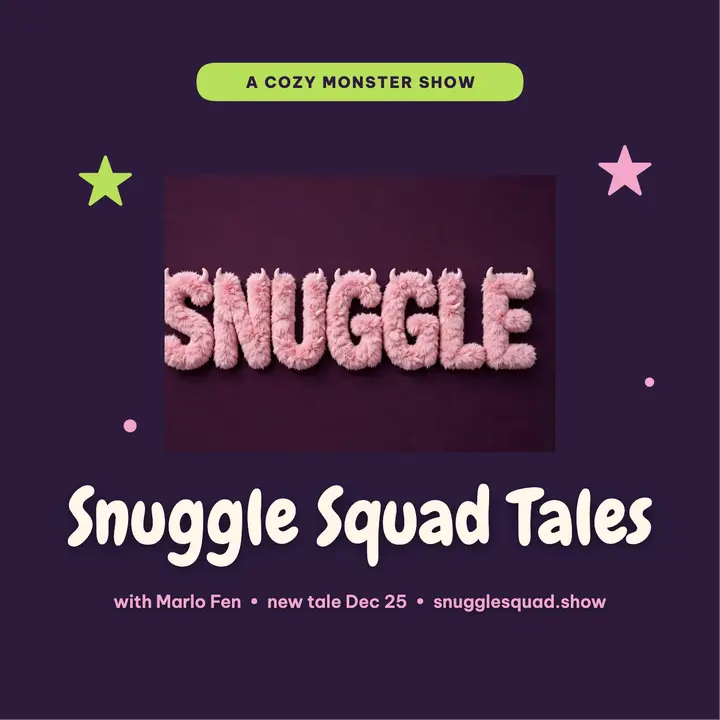 Snuggle Squad Tales furry podcast cover template
