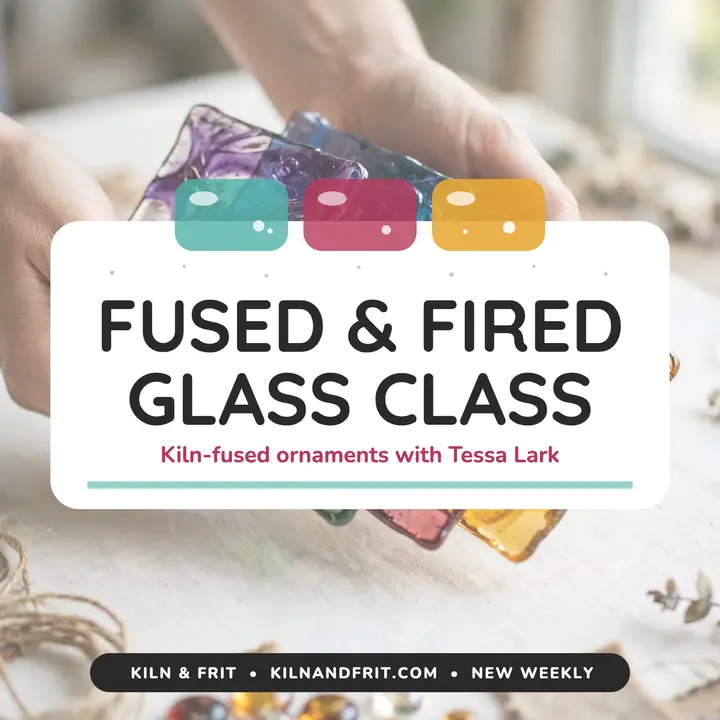 Fused and Fired glass class podcast: glass class podcast template