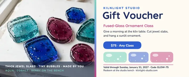 Kilnlight fused-glass class voucher template