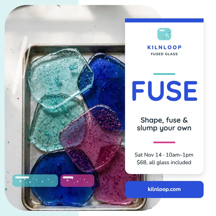 Kilnloop fused glass dish class post template