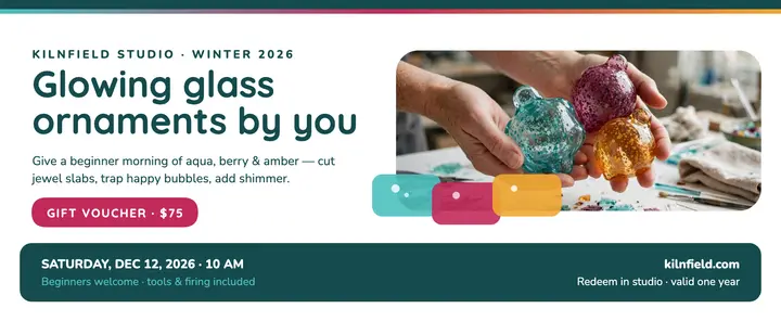 Kilnfield fused-glass workshop gift voucher template