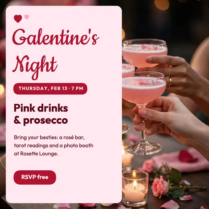 Galentine's Night post template
