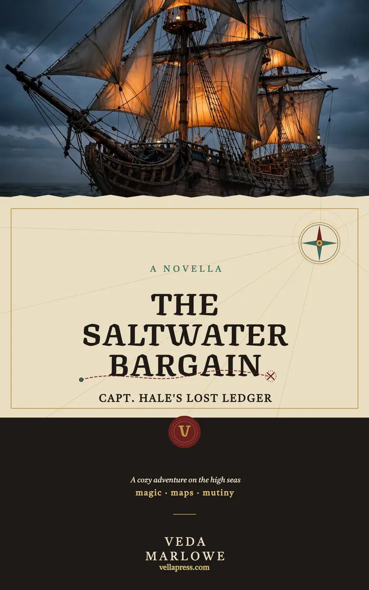 The Saltwater Bargain pirate ebook cover template