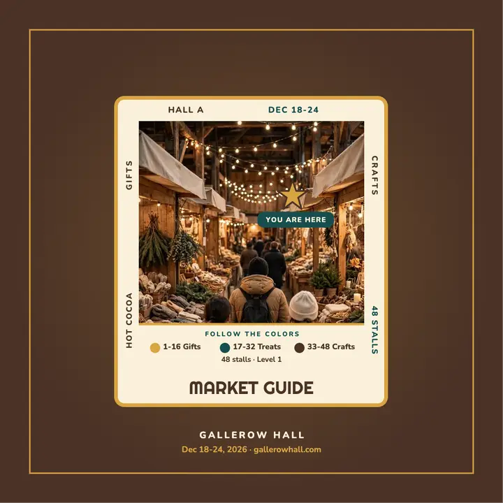Gallerow Hall holiday market directory post template