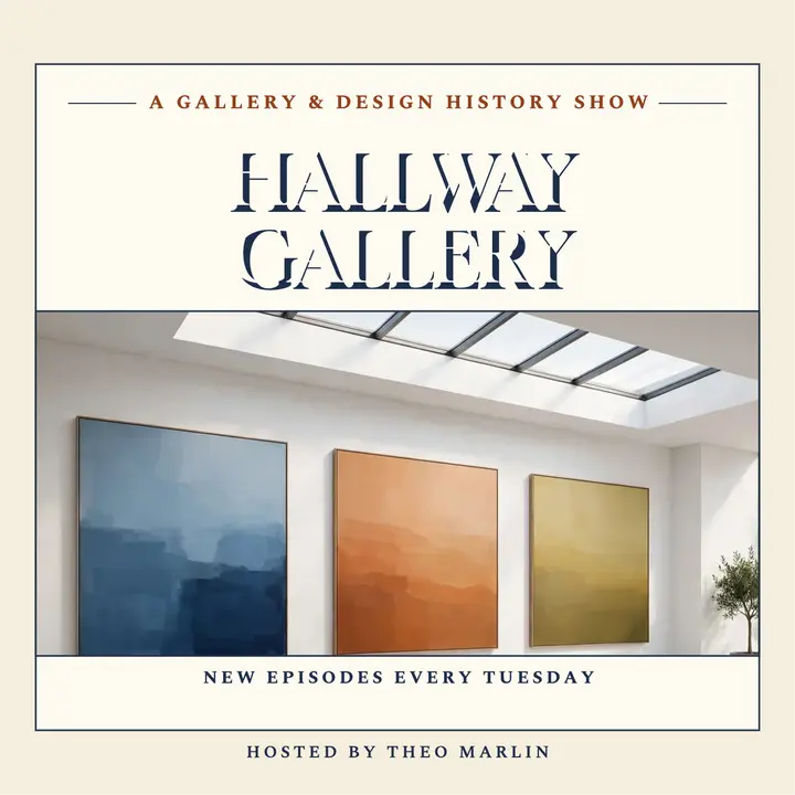 Hallway Gallery history podcast cover: history podcast cover template