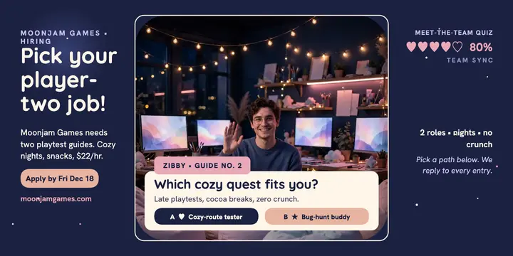 Moonjam Games playtest guide quiz post template