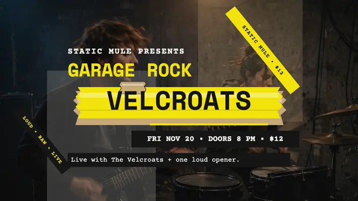 Velcroats garage night tape thumbnail template