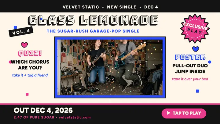 Velvet Static Glass Lemonade thumbnail template