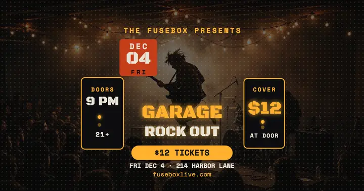 Fusebox garage rock LED night post template