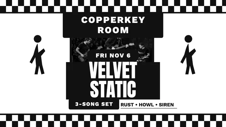 Velvet Static garage show checker thumbnail template
