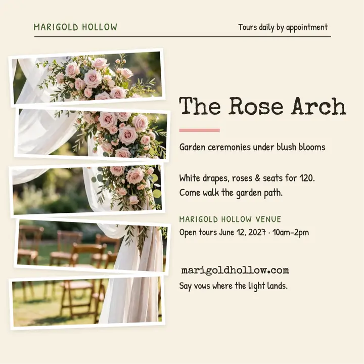 Marigold Hollow garden arch joiner post template