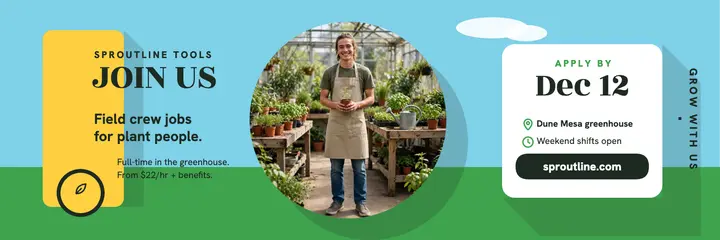 Sproutline Tools garden crew hiring header template