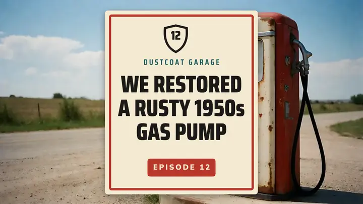 Restoring a rusty gas pump thumbnail, roadside Americana template