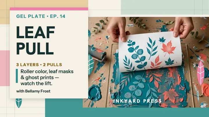 Inkyard Press gel leaf pull thumbnail template