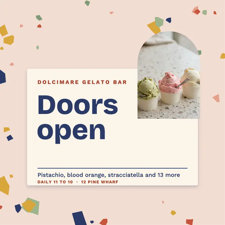 Dolcimare gelato bar now open post template