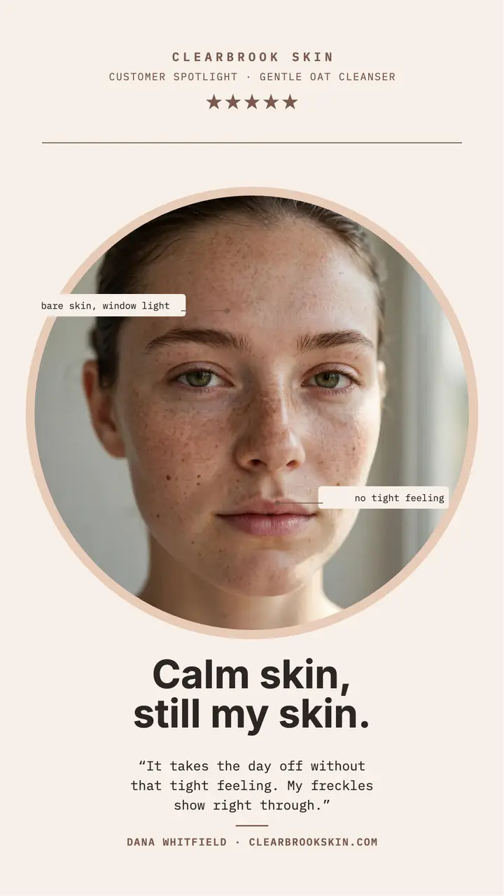 Clearbrook gentle cleanser review story template