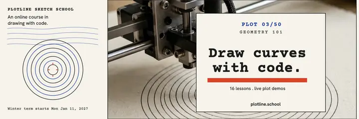 Plotline geometry sketch plotter header template