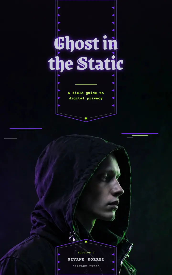 Ghost in the Static privacy ebook cover template