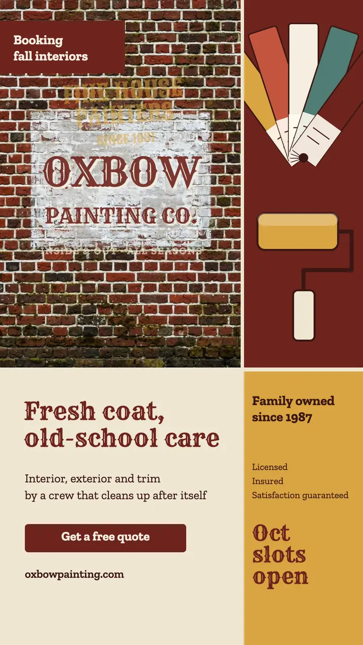 Oxbow Painting Co. ghost sign story template