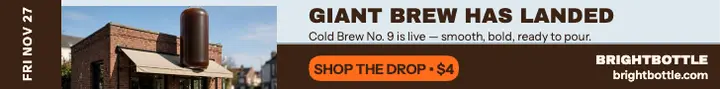 Brightbottle giant cold brew drop leaderboard template