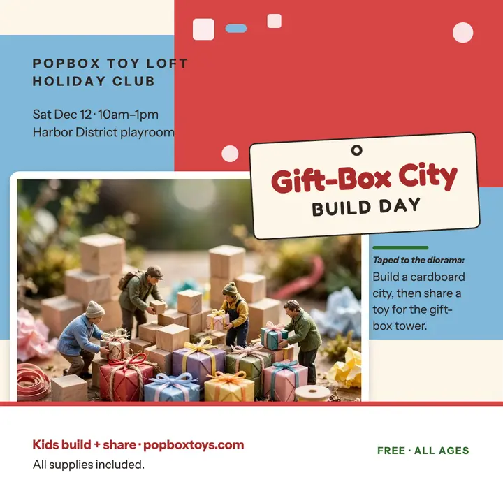 Popbox gift-box city build day post template