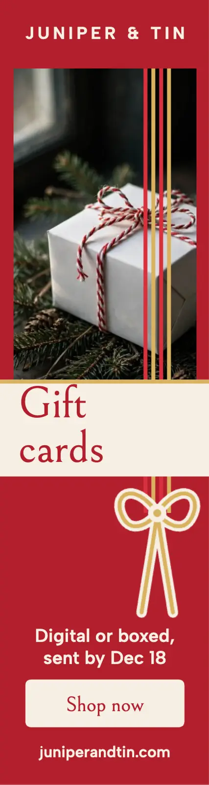 Juniper and Tin gift cards cord knot skyscraper template