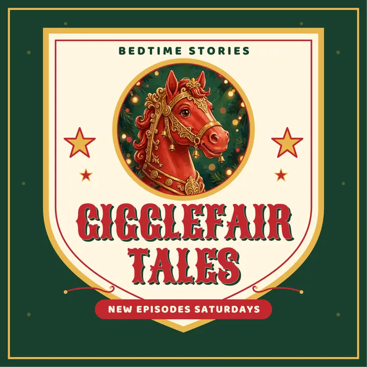 Gigglefair Tales bedtime podcast cover template