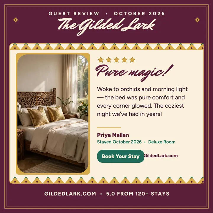 Gilded Lark inn review, songket post template