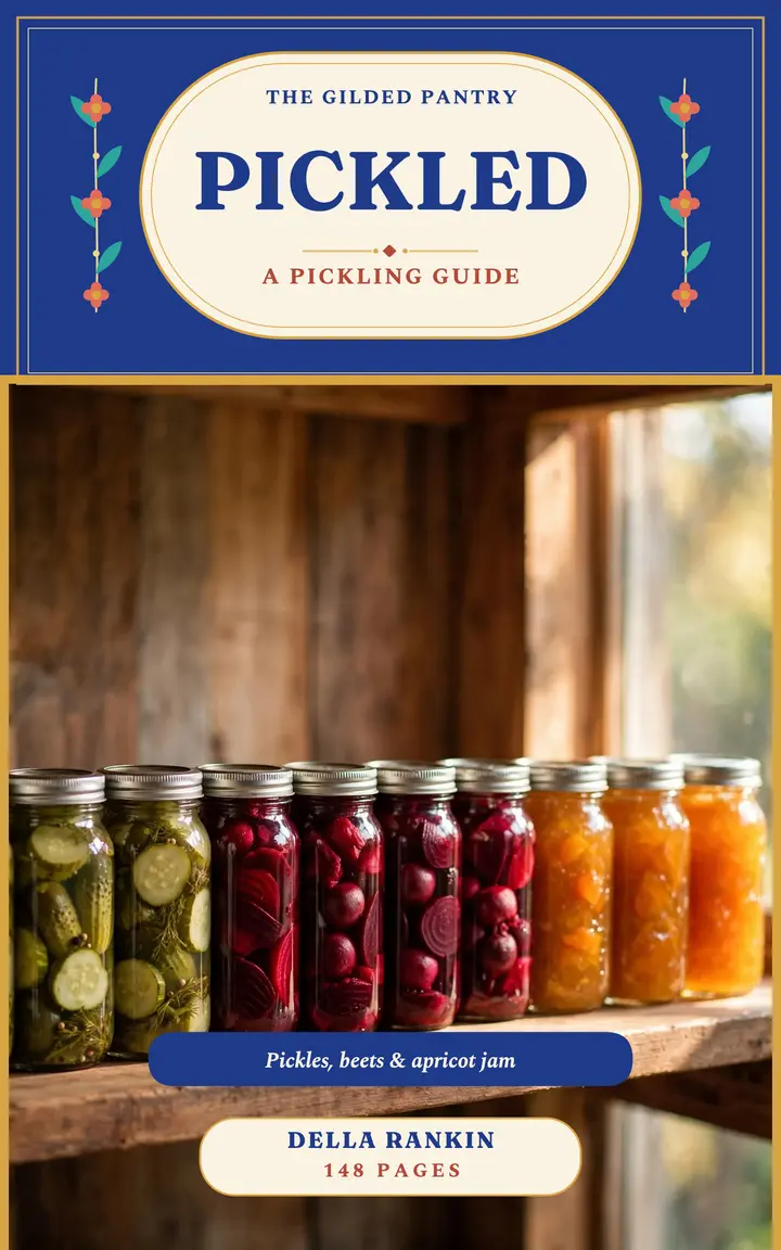Gilded Pantry pickling guide ebook cover template